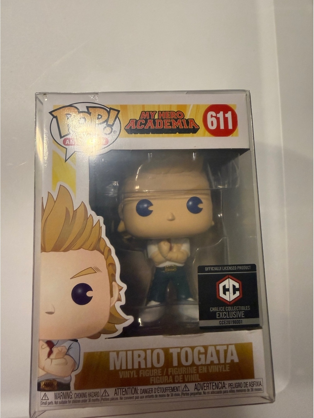 Funko Pop! My Hero Academia Mirio Togata #611 CC Exclusive Protector